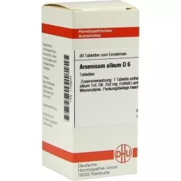 ARSENICUM ALBUM D 6 tabletten, 80 tabletten