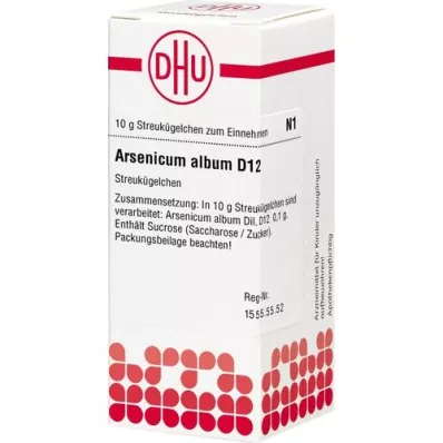ARSENICUM ALBUM D 12 bolletjes, 10 g