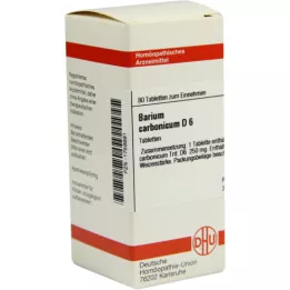 BARIUM CARBONICUM D 6 tabletten, 80 st