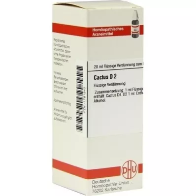 CACTUS D 2 Verdunning, 20 ml