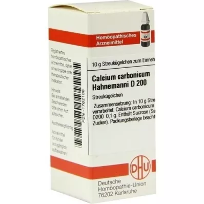 CALCIUM CARBONICUM Hahnemanni D 200 bolletjes, 10 g CALCIUM CARBONICUM Hahnemanni D 200 bolletjes, 10 g