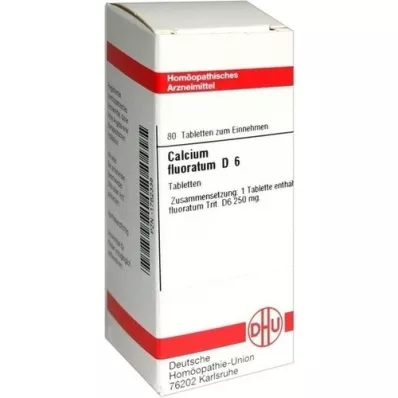 CALCIUM FLUORATUM D 6 tabletten, 80 st