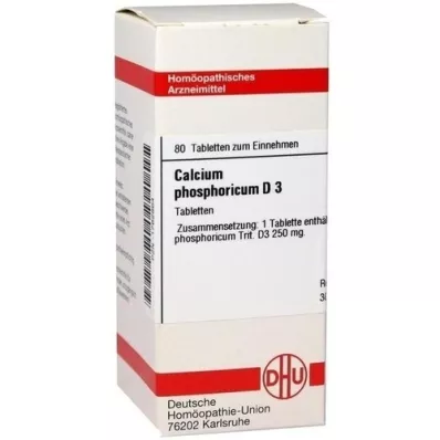 CALCIUM PHOSPHORICUM D 3 tabletten, 80 st CALCIUM PHOSPHORICUM D 3 tabletten, 80 st