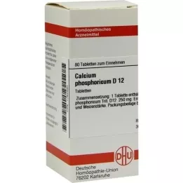 CALCIUM PHOSPHORICUM D 12 tabletten, 80 st