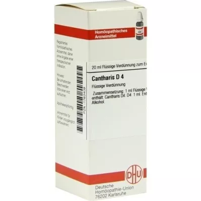 CANTHARIS D 4 verdunning, 20 ml