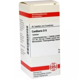 CANTHARIS D 6 tabletten, 80 st
