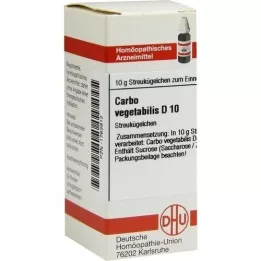 CARBO VEGETABILIS D 10 bolletjes, 10 g