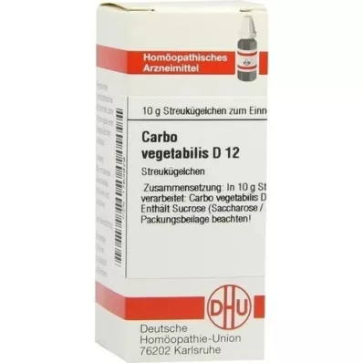 CARBO VEGETABILIS D 12 bolletjes, 10 g