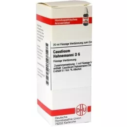 CAUSTICUM HAHNEMANNI D 6 Verdunning, 20 ml