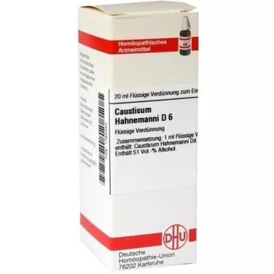CAUSTICUM HAHNEMANNI D 6 Verdunning, 20 ml