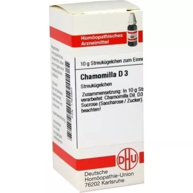 CHAMOMILLA D 3 bolletjes, 10 g CHAMOMILLA D 3 bolletjes, 10 g