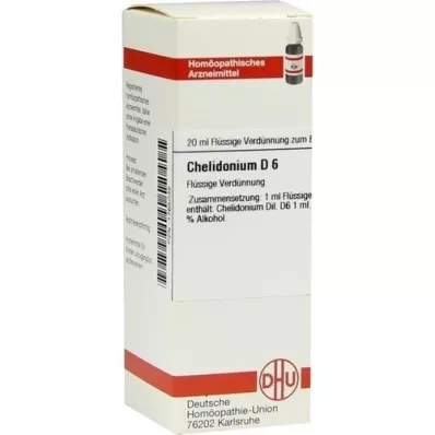CHELIDONIUM D 6 Verdunning, 20 ml
