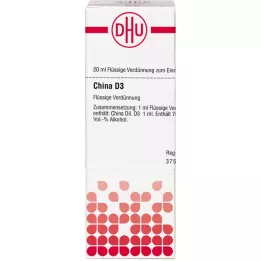 CHINA D 3-verdunning, 20 ml