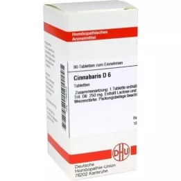 CINNABARIS D 6 tabletten, 80 st