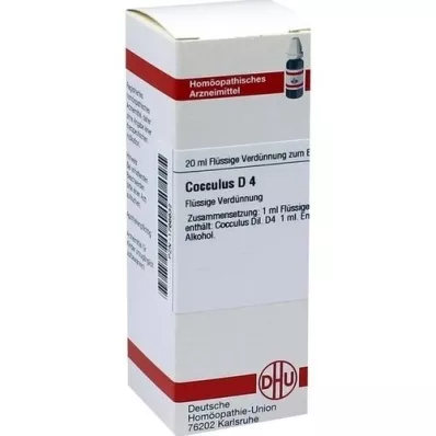 COCCULUS D 4 verdunning, 20 ml