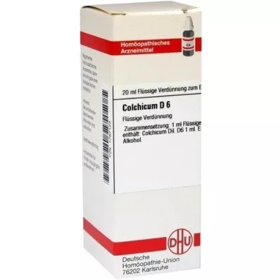 COLCHICUM D 6 Verdunning, 20 ml COLCHICUM D 6 Verdunning, 20 ml