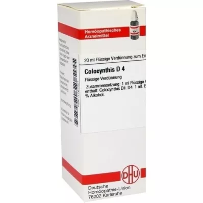 COLOCYNTHIS D 4 verdunning, 20 ml COLOCYNTHIS D 4 verdunning, 20 ml