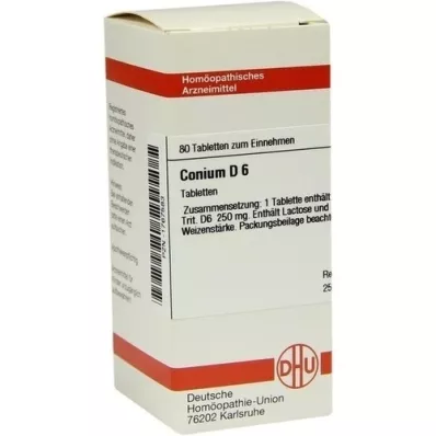 CONIUM D 6 tabletten, 80 st