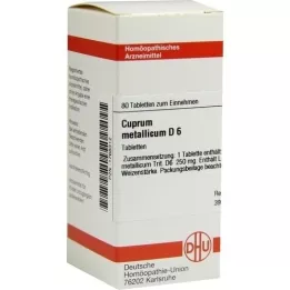 CUPRUM METALLICUM D 6 tabletten, 80 st