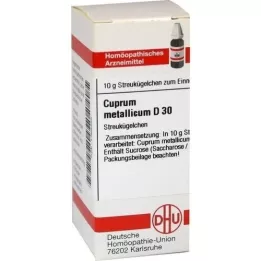CUPRUM METALLICUM D 30 bolletjes, 10 g