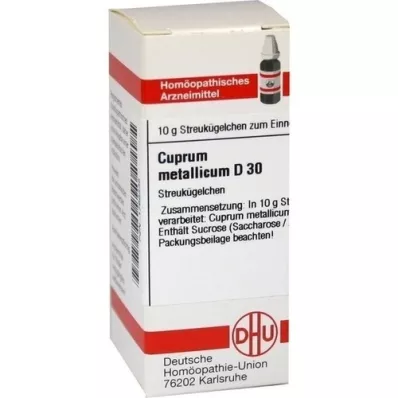CUPRUM METALLICUM D 30 bolletjes, 10 g