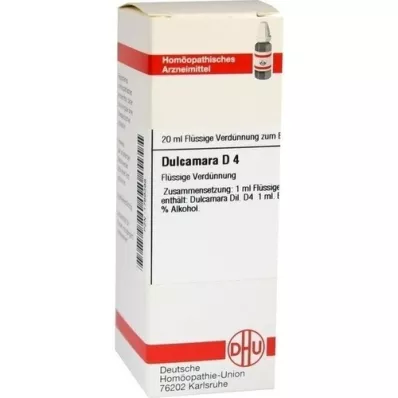 DULCAMARA D 4 verdunning, 20 ml