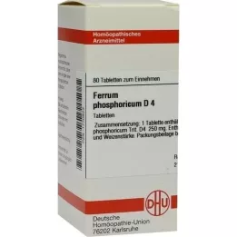 FERRUM PHOSPHORICUM D 4 tabletten, 80 st