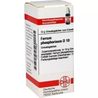 FERRUM PHOSPHORICUM D 10 bolletjes, 10 g FERRUM PHOSPHORICUM D 10 bolletjes, 10 g