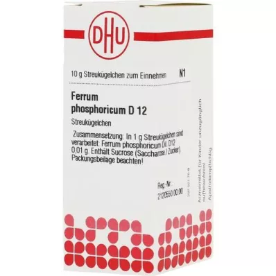 FERRUM PHOSPHORICUM D 12 bolletjes, 10 g FERRUM PHOSPHORICUM D 12 bolletjes, 10 g
