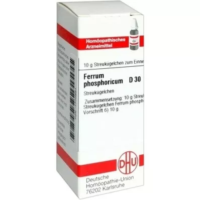 FERRUM PHOSPHORICUM D 30 bolletjes, 10 g FERRUM PHOSPHORICUM D 30 bolletjes, 10 g