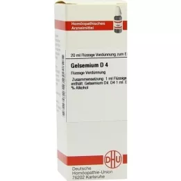GELSEMIUM D 4 verdunning, 20 ml
