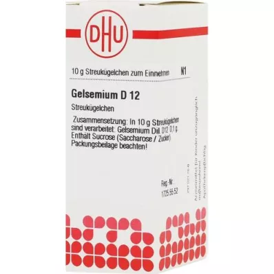 GELSEMIUM D 12 bolletjes, 10 g GELSEMIUM D 12 bolletjes, 10 g