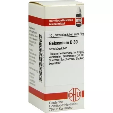 GELSEMIUM D 30 bolletjes, 10 g GELSEMIUM D 30 bolletjes, 10 g
