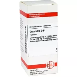 GRAPHITES D 6 tabletten, 80 st