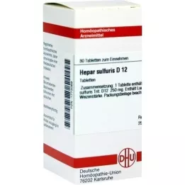 HEPAR SULFURIS D 12 tabletten, 80 st