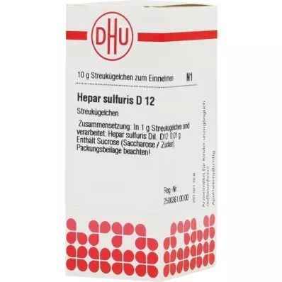 HEPAR SULFURIS D 12 bolletjes, 10 g