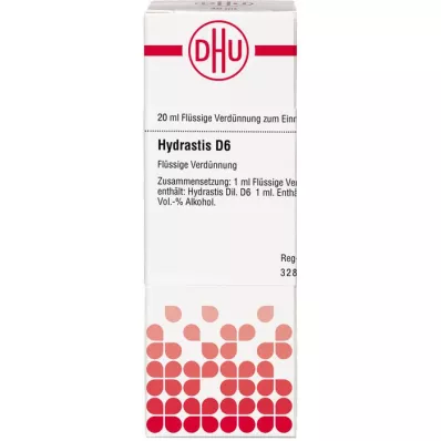HYDRASTIS D 6 Verdunning, 20 ml