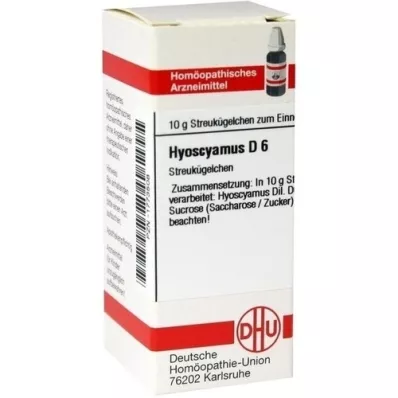 HYOSCYAMUS D 6 bolletjes, 10 g HYOSCYAMUS D 6 bolletjes, 10 g