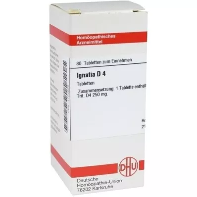 IGNATIA D 4 tabletten, 80 st