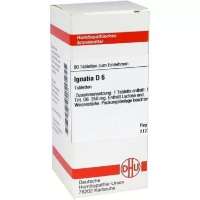 IGNATIA D 6 tabletten, 80 st IGNATIA D 6 tabletten, 80 st