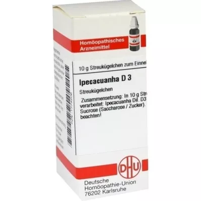IPECACUANHA D 3 bolletjes, 10 g IPECACUANHA D 3 bolletjes, 10 g