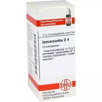 IPECACUANHA D 4 bolletjes, 10 g IPECACUANHA D 4 bolletjes, 10 g