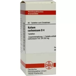 KALIUM CARBONICUM D 4 tabletten, 80 st
