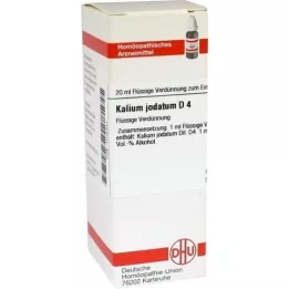 KALIUM JODATUM D 4 verdunning, 20 ml