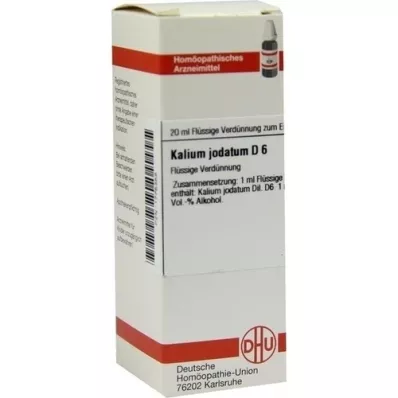 KALIUM JODATUM D 6 Verdunning, 20 ml KALIUM JODATUM D 6 Verdunning, 20 ml