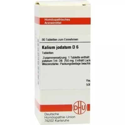 KALIUM JODATUM D 6 tabletten, 80 st KALIUM JODATUM D 6 tabletten, 80 st