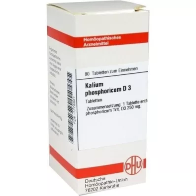 KALIUM PHOSPHORICUM D 3 tabletten, 80 st KALIUM PHOSPHORICUM D 3 tabletten, 80 st