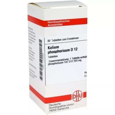 KALIUM PHOSPHORICUM D 12 tabletten, 80 st