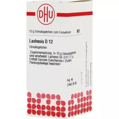 LACHESIS D 12 bolletjes, 10 g LACHESIS D 12 bolletjes, 10 g