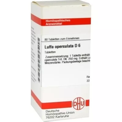 LUFFA OPERCULATA D 6 tabletten, 80 st